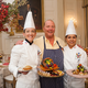 Chefs Susan Morrison, Mario Batali, and Cristela Comerford at the state dinner preview (Photo: NurPhoto/Getty Images)